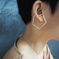polygon earring_多邊形耳骨環_3 polygon earring_多邊形耳骨環_3