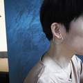 polygon earring_多邊形耳骨環_1 polygon earring_多邊形耳骨環_1