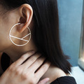 round a earring_圓框a耳骨環_3 round a earring_圓框a耳骨環_3