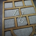 square c earring_方框c耳骨環_3 square c earring_方框c耳骨環_3