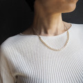 chain pearl necklace_銀鍊珍珠項鍊_4 chain pearl necklace_銀鍊珍珠項鍊_4