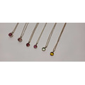 spot Tourmaline necklace_點睛碧璽項鍊_3 spot Tourmaline necklace_點睛碧璽項鍊_3