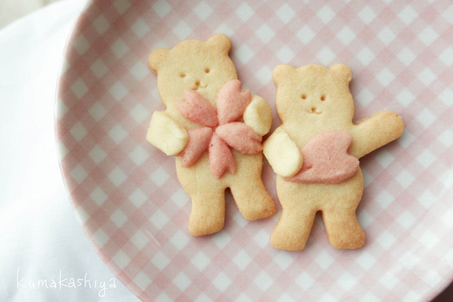 櫻花小熊餅乾