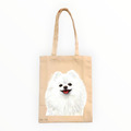 汪喵帆布提袋 - 白博美 汪喵帆布提袋 - 白博美