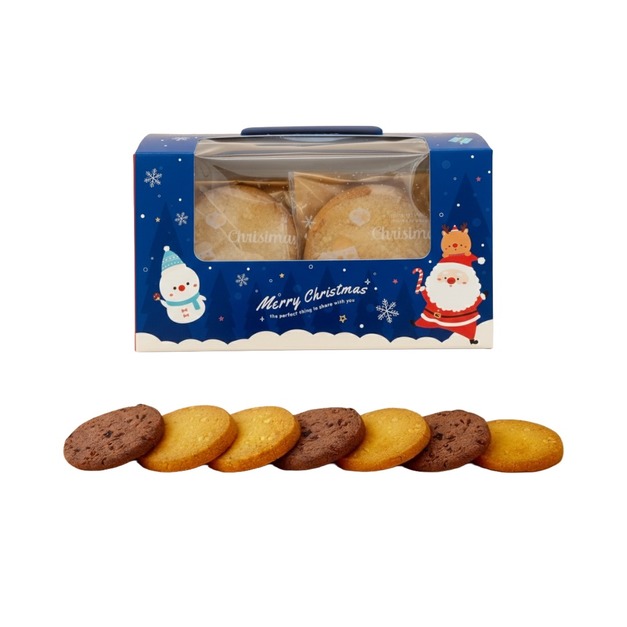 【門市自取】聖誕限定|手工餅乾12片組合(巧克力蔓越莓、奶油杏仁) 【門市自取】聖誕限定|手工餅乾12片組合(巧克力蔓越莓、奶油杏仁)