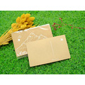 【純手工絹印明信片】Feel Free山田間 - 發泡白墨 / 牛皮紙厚卡_4 【純手工絹印明信片】Feel Free山田間 - 發泡白墨 / 牛皮紙厚卡_4