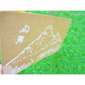 【純手工絹印明信片】Feel Free山田間 - 發泡白墨 / 牛皮紙厚卡_1 【純手工絹印明信片】Feel Free山田間 - 發泡白墨 / 牛皮紙厚卡_1
