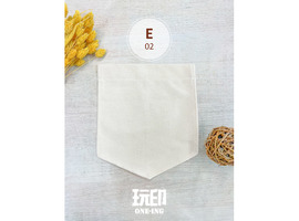 E02 造型布旗、小錦旗 - 胚布素 w21xh24cm E02 造型布旗、小錦旗 - 胚布素 w21xh24cm