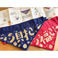 《浪愛回家》- 狗狗絹印領巾 棉帆布 紅/藍 《浪愛回家》- 狗狗絹印領巾 棉帆布 紅/藍