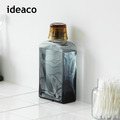 【日本ideaco】復古風漱口水用玻璃空瓶(附漱口杯)-400ml_3 【日本ideaco】復古風漱口水用玻璃空瓶(附漱口杯)-400ml_3
