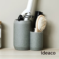【日本ideaco】砂岩廚具收納筒(1高1低)_2 【日本ideaco】砂岩廚具收納筒(1高1低)_2