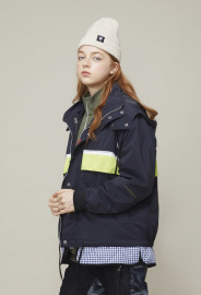 【中性款】多穿法可拆帽附鋪棉背心外套/黑色 【中性款】多穿法可拆帽附鋪棉背心外套/黑色