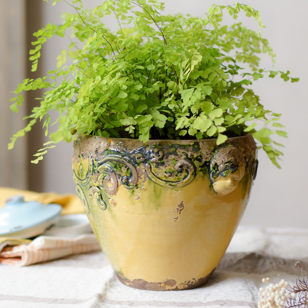 義大利 雕刻花盆套(中) 義大利 雕刻花盆套(中)