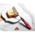 義大利 古典蛋糕叉(紅)_1 義大利 古典蛋糕叉(紅)_1