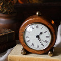 義大利 木頭圓座鐘 義大利 木頭圓座鐘