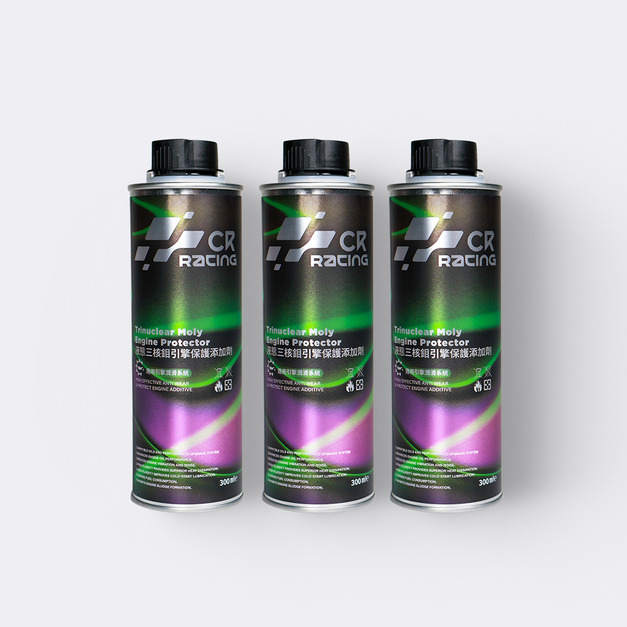 CR RACING 液態三核鉬引擎保護添加劑(300ml) 3入