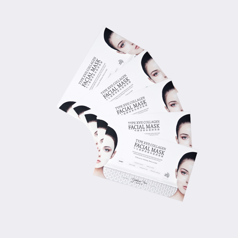【重新朔顏】女神盒子 十七型膠原蛋白塑顏面膜五盒組 【重新朔顏】女神盒子 十七型膠原蛋白塑顏面膜五盒組