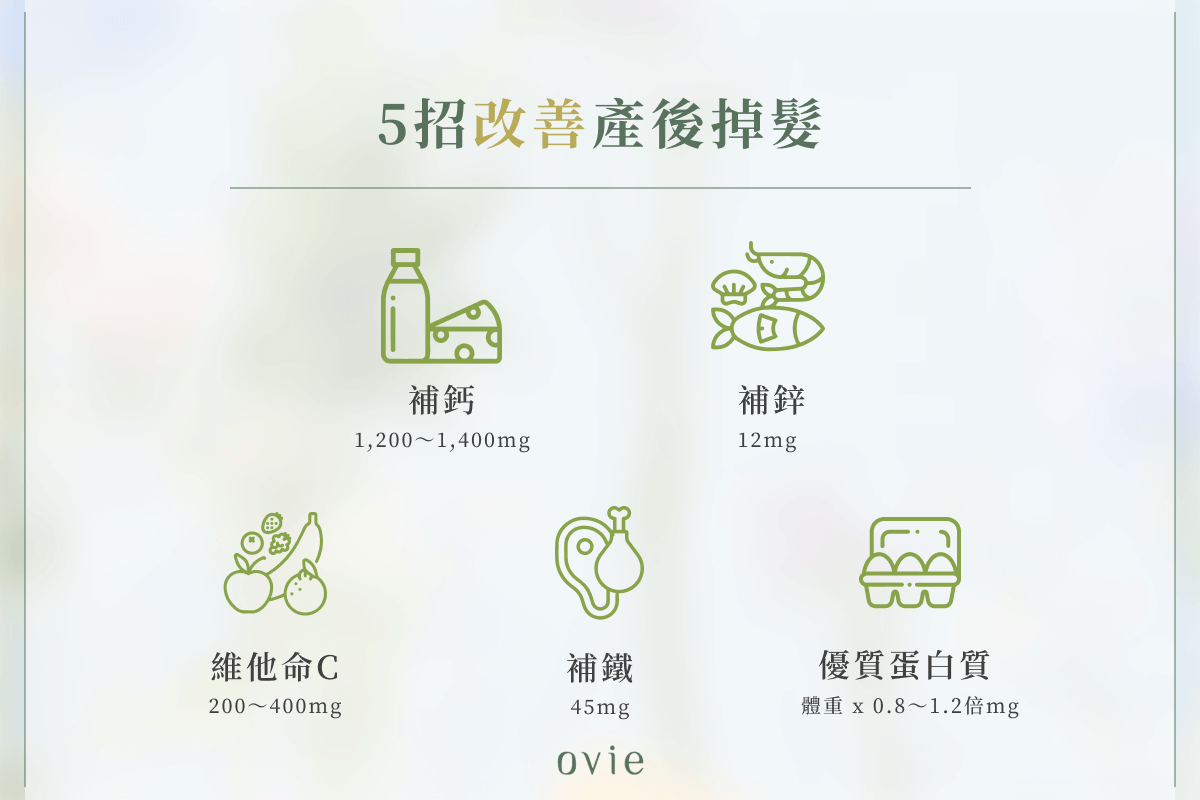 5招改善產後掉髮