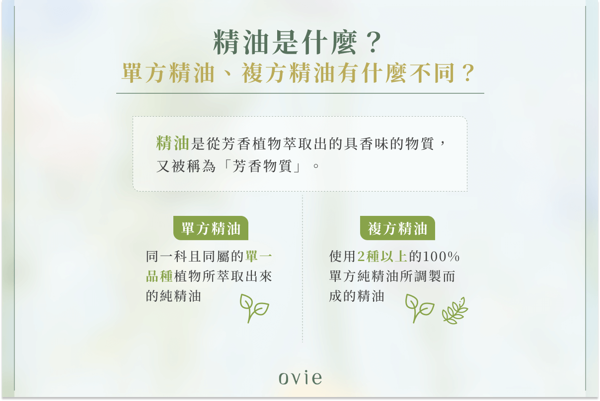精油是什麼?單方精油、複方精油有什麼不同?