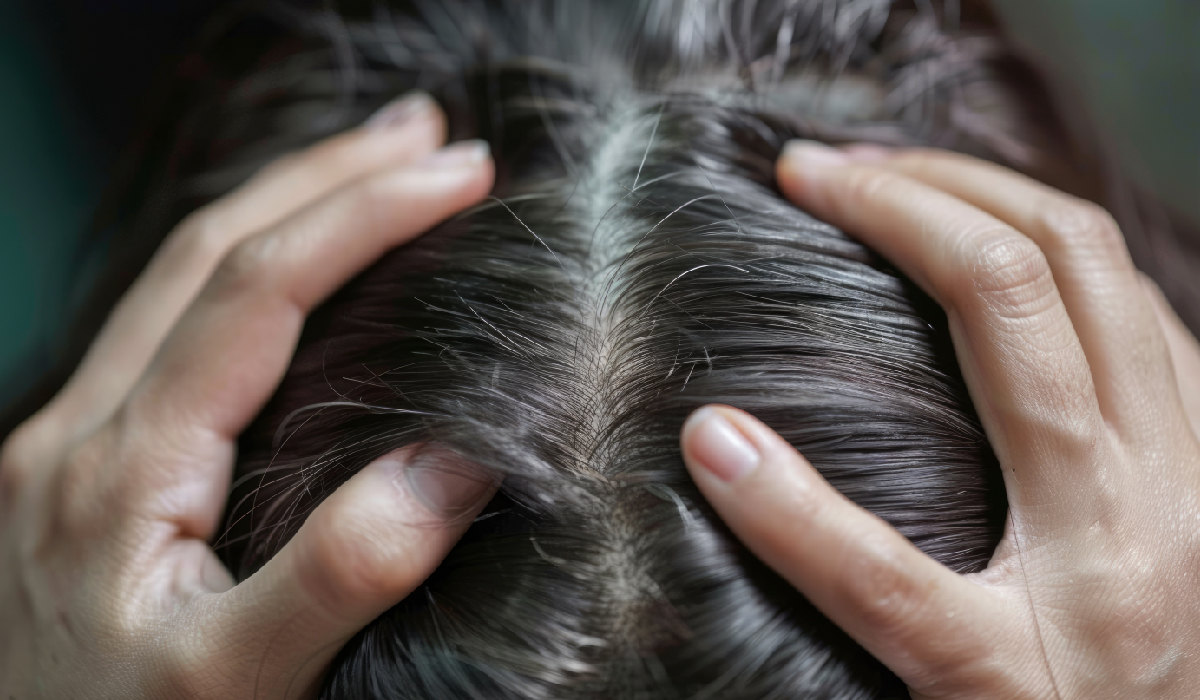 頭皮老化不分年齡,白髮、掉髮都是警訊
