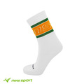 new sport 運動潮流【夕陽橘】雙線撞色運動長襪(S/M/L) new sport 運動潮流【夕陽橘】雙線撞色運動長襪(S/M/L)