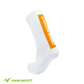 new sport 時尚尖端【白橘】 筒後LOGO運動長襪(S/M/L) new sport 時尚尖端【白橘】 筒後LOGO運動長襪(S/M/L)