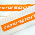 new sport 時尚尖端【白橘】 筒後LOGO運動長襪(S/M/L)_2 new sport 時尚尖端【白橘】 筒後LOGO運動長襪(S/M/L)_2