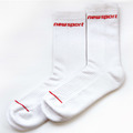 new sport 放縱自我【白紅】 經典LOGO運動長襪(S/M/L)_2 new sport 放縱自我【白紅】 經典LOGO運動長襪(S/M/L)_2