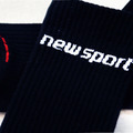 new sport 放縱自我【黑白】 經典LOGO運動長襪(S/M/L)_1 new sport 放縱自我【黑白】 經典LOGO運動長襪(S/M/L)_1