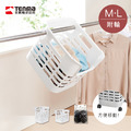 【日本天馬】PORISH 斜掛快取/層疊兩用洗衣籃2件組(附輪)-多色可選_1 【日本天馬】PORISH 斜掛快取/層疊兩用洗衣籃2件組(附輪)-多色可選_1