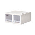 【日本天馬】Fits 45面寬單層抽屜收納箱(雙抽)-2入_1 【日本天馬】Fits 45面寬單層抽屜收納箱(雙抽)-2入_1