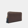 白描牛皮拉鍊長夾 – 巧克力咖啡色 (可加購雷雕刻字) 白描牛皮拉鍊長夾 – 巧克力咖啡色 (可加購雷雕刻字)