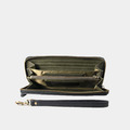 蒙太奇牛皮拉鍊腕帶長夾 - 橄欖綠色 (可加購雷雕刻字) 蒙太奇牛皮拉鍊腕帶長夾 - 橄欖綠色 (可加購雷雕刻字)