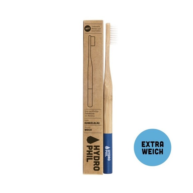 HYDRO PHIL 德國天然竹牙刷-藍色-柔軟