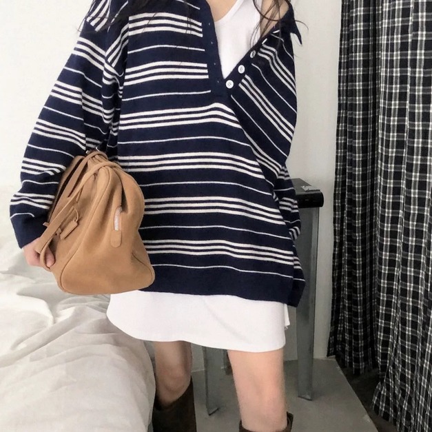 POLO條紋薄款毛衣 POLO條紋薄款毛衣