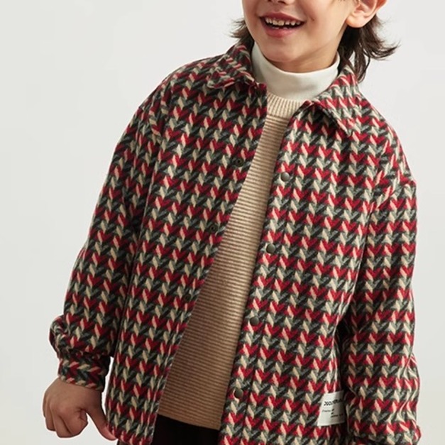 千鳥格紋襯衫外套 千鳥格紋襯衫外套