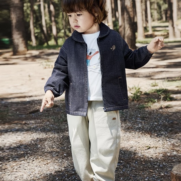 春秋款復古軟牛仔夾克外套 春秋款復古軟牛仔夾克外套