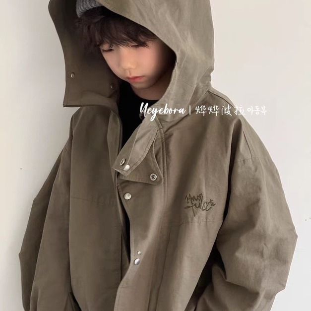 灰綠色秋季工裝外套 灰綠色秋季工裝外套