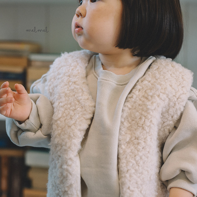 melmel 韓國童裝|冬季柔絨羊羔毛背心(2色) melmel 韓國童裝|冬季柔絨羊羔毛背心(2色)