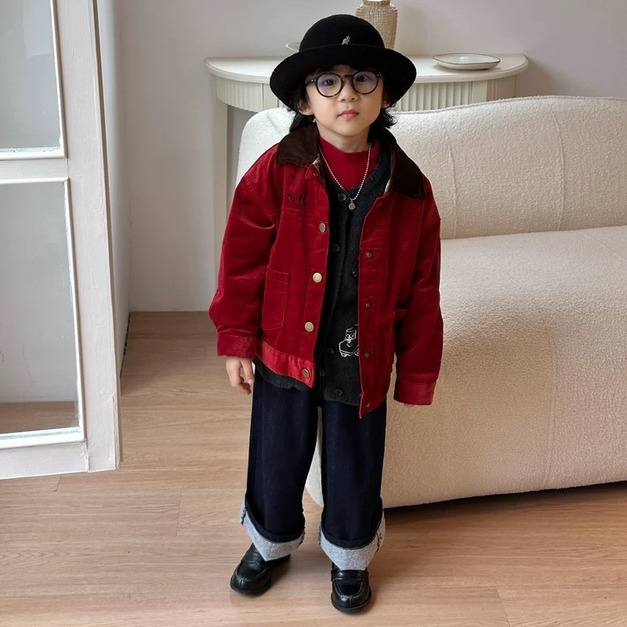 Cute Circus Party 刺繡燈芯絨外套 Cute Circus Party 刺繡燈芯絨外套