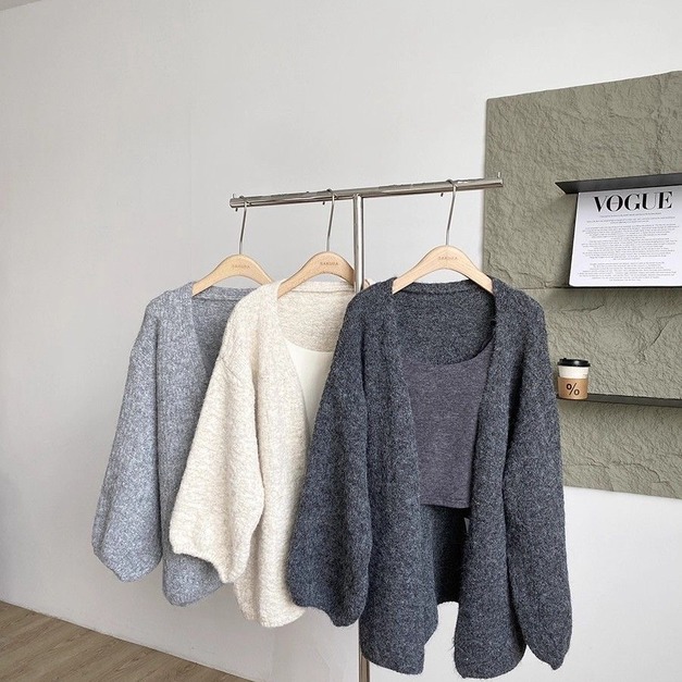 柔軟針織兩件組|背心+外套 SET(兩件一組)3色 柔軟針織兩件組|背心+外套 SET(兩件一組)3色