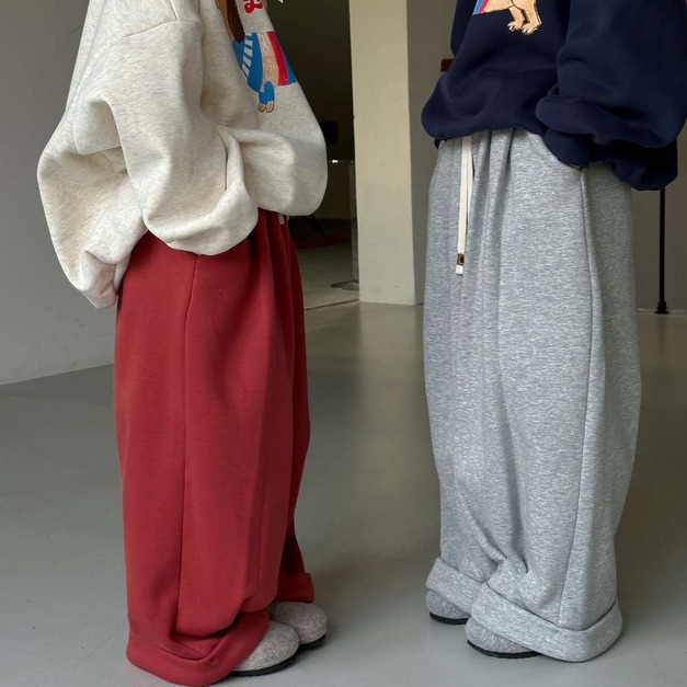 寬版舒適垮棉褲|常規款/加厚款 2色 寬版舒適垮棉褲|常規款/加厚款 2色