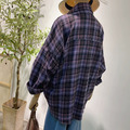 磨毛雙面格子襯衫外套(大人 Free)|5 色_10 磨毛雙面格子襯衫外套(大人 Free)|5 色_10