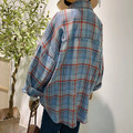 磨毛雙面格子襯衫外套(大人 Free)|5 色_12 磨毛雙面格子襯衫外套(大人 Free)|5 色_12