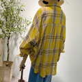 磨毛雙面格子襯衫外套(大人 Free)|5 色_13 磨毛雙面格子襯衫外套(大人 Free)|5 色_13