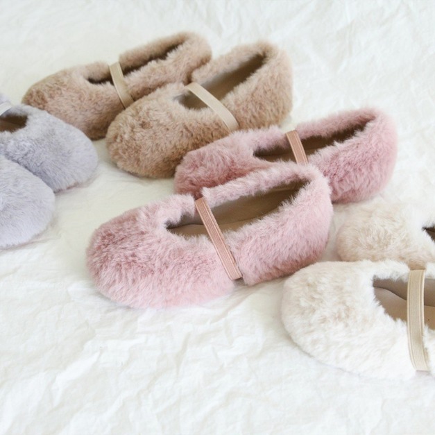LA STELLA 毛毛可愛娃娃鞋 4色 LA STELLA 毛毛可愛娃娃鞋 4色
