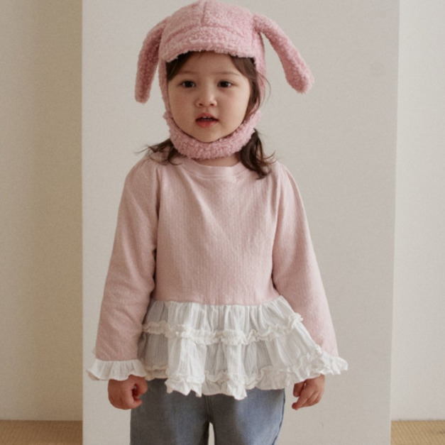 BANANA J|荷葉感壓紋小洋上衣 3色 BANANA J|荷葉感壓紋小洋上衣 3色