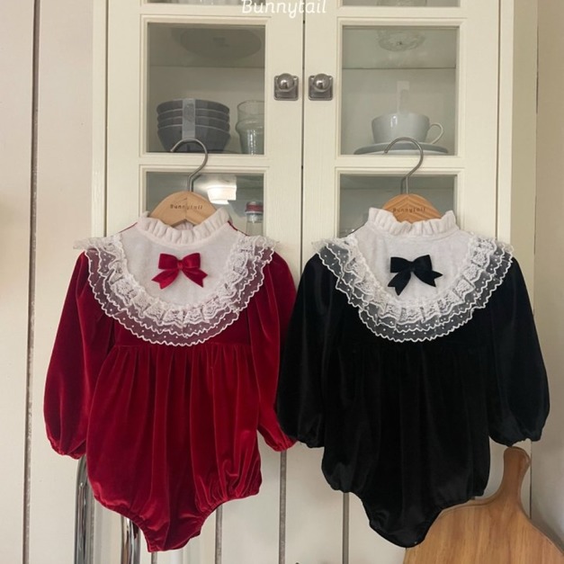 Bunnytail|蕾絲蝴蝶結天鵝絨洋裝&連身衣系列 Bunnytail|蕾絲蝴蝶結天鵝絨洋裝&連身衣系列