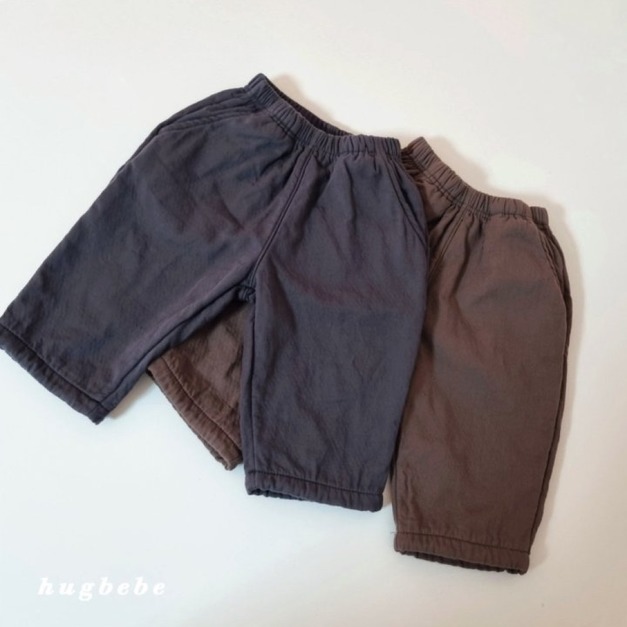 ❄️ hug bebe|內刷毛溫暖小直筒褲 2色 ❄️ hug bebe|內刷毛溫暖小直筒褲 2色