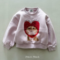Peach Peach Love Cat 超可愛貓貓厚棉上衣| 2色 Peach Peach Love Cat 超可愛貓貓厚棉上衣| 2色
